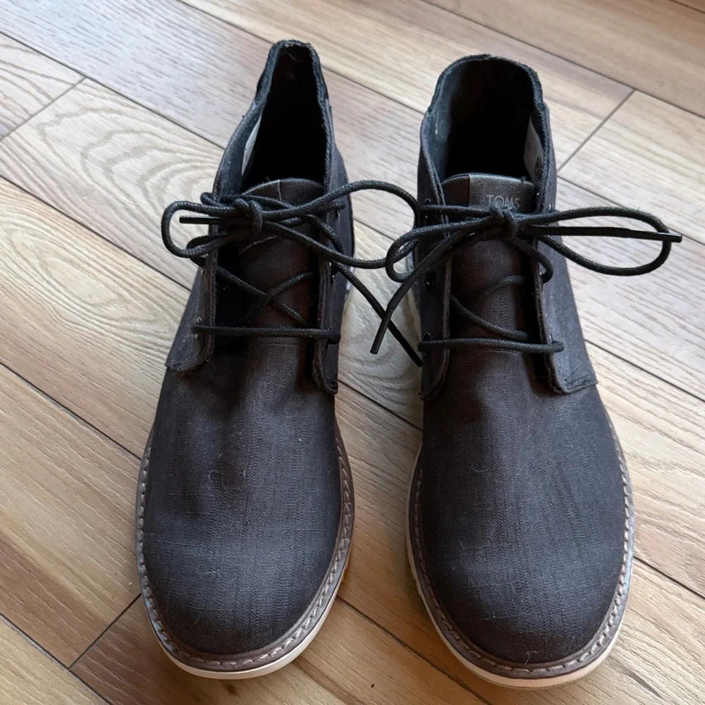 TOMS Men's Black Navi Chukka Boots